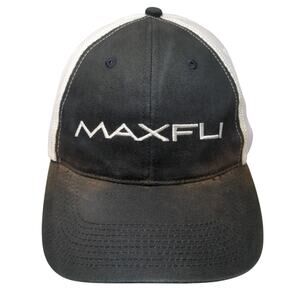 Maxfli Tmax Gear Strapback Trucker Hat Black One Size Adjustable Mesh Back